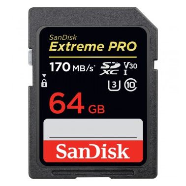 Sandisk Exrteme PRO 64 GB memory card SDXC Class 10 UHS-I