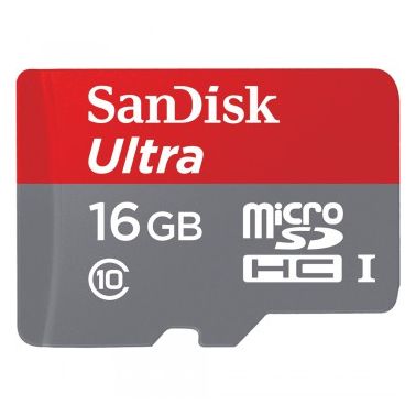 Sandisk Ultra memory card 16 GB MicroSDHC Class 10