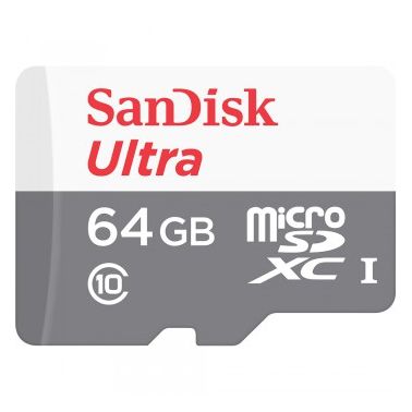 Sandisk Ultra MicroSDXC 64GB UHS-I + SD Adapter memory card Class 10