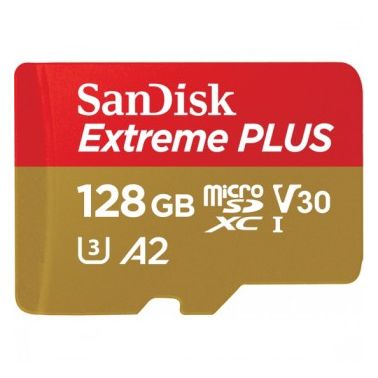 Sandisk 128GB Extreme Plus microSDXC memory card Class 10