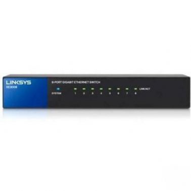 Linksys SE3008 Gigabit 8-Port Ethernet Switch