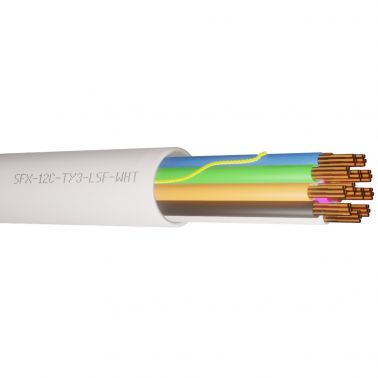 Securi-Flex SFX/12C-TY3-LSF-WHT-100 networking cable White 100 m