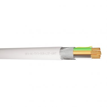 Securi-Flex SFX/8C-TY3-SCR-LSF-WHT-100 networking cable White 100 m