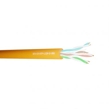 Securi-Flex SFX/C5-UTP-LSZH-D-ORG-305 networking cable Yellow 305 m Cat5 U/UTP (UTP)