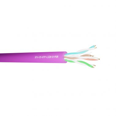 Securi-Flex SFX/C5-UTP-LSZH-D-PUR-100 networking cable Purple 100 m Cat5 U/UTP (UTP)