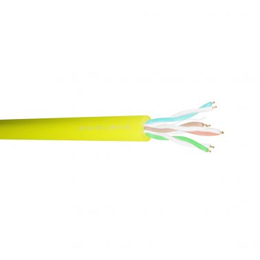 Securi-Flex SFX/C5-UTP-LSZH-D-YEL-305 networking cable Yellow 305 m Cat5 U/UTP (UTP)