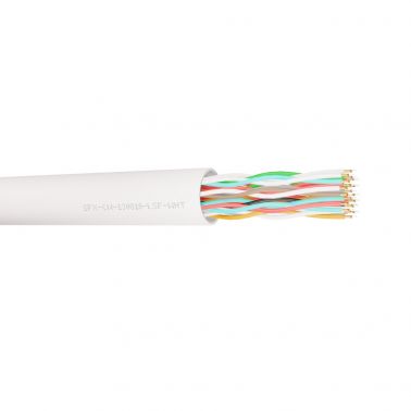 Securi-Flex SFX/CW1308-10-LSF-WHT-100 telephone cable 100 m White