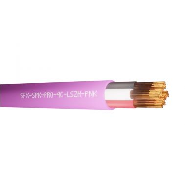 Securi-Flex SFX/SPK-PRO-4C-LSZH-PNK-100 audio cable 100 m Pink