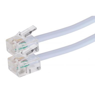 Maplin SK64U telephone cable 3 m White