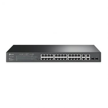 TP-Link Omada SL2428P network switch Managed L2 Fast Ethernet (10/100) Power over Ethernet (PoE) 1U Black