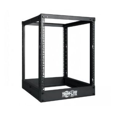 Tripp Lite 13U 4 Post Open Frame Server Rack, Adjustable Mounting Depth