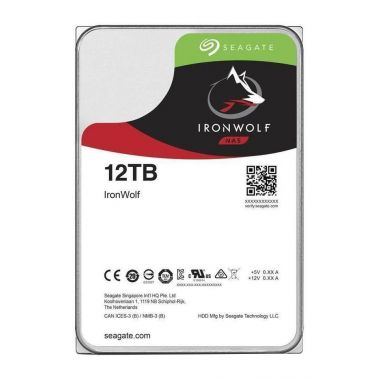 Seagate 3.5", 12TB, SATA3, IronWolf NAS Hard Drive, 7200RPM, 256MB Cache, OEM *FACTORY REFURBISHED*