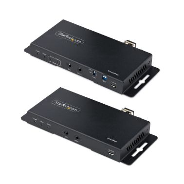StarTech.com 4K HDMI over Fiber Extender Kit, 4K 60Hz up to 3300ft/1km (Single Mode) or 1000ft/300m 