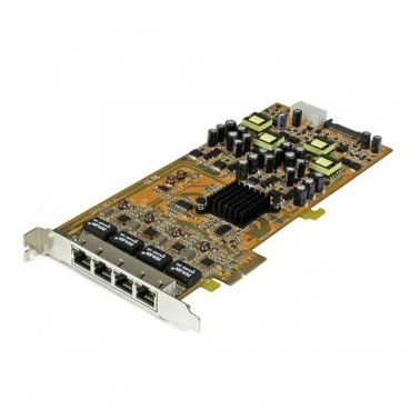 StarTech.com 4 Port Gigabit Power over Ethernet PCIe Network Card - PSE / PoE PCI Express NIC