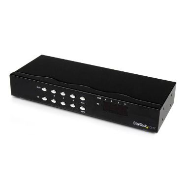 StarTech.com 4x4 VGA Matrix Video Switch Splitter with Audio