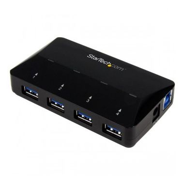 StarTech.com 4-Port USB 3.0 Hub plus Dedicated Charging Port - 1 x 2.4A Port