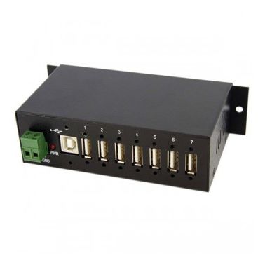 StarTech.com 7-Port Industrial USB 2.0 Hub with ESD & 350W Surge Protection