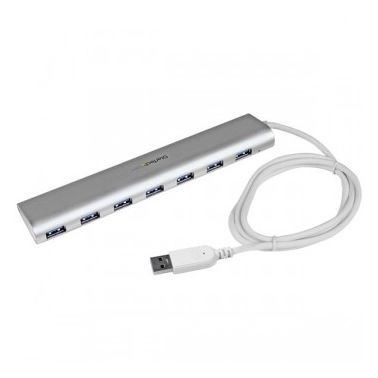 StarTech.com 7-Port Compact USB 3.0 Hub with Built-in Cable