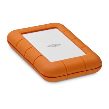 LaCie Rugged Secure external hard drive 2000 GB Orange, White