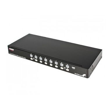 StarTech.com 16 Port 1U Rackmount USB PS/2 KVM Switch with OSD