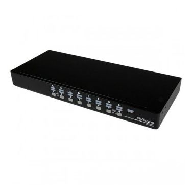 StarTech.com 16 Port 1U Rackmount USB KVM Switch with OSD