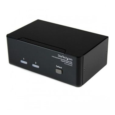 StarTech.com 2 Port Dual DVI USB KVM Switch with Audio & USB 2.0 Hub