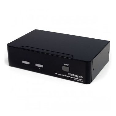 StarTech.com 2 Port High Resolution USB DVI Dual Link KVM Switch with Audio