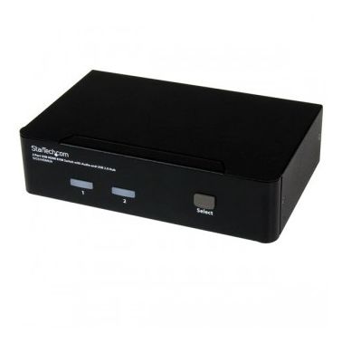 StarTech.com 2 Port USB HDMI KVM Switch with Audio and USB 2.0 Hub