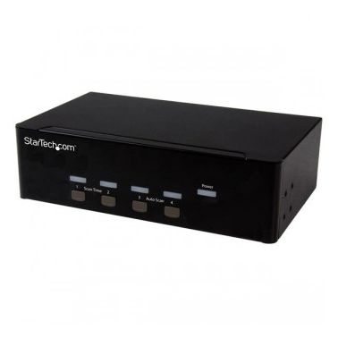 StarTech.com 4-port KVM Switch with Dual VGA - USB 2.0