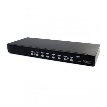 StarTech.com 8 Port Rackmount USB VGA KVM Switch w/ Audio (Audio Cables Included)