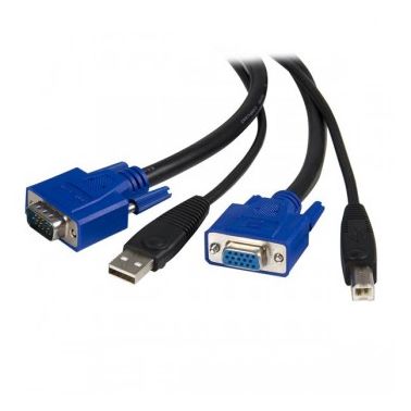 StarTech.com 10 ft 2-in-1 Universal USB KVM Cable