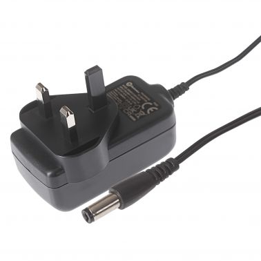 MPS Maplin UK Switching Power Supply 12V DC 1 Amp 12W 5.5 x 2.1 x 12mm Plug - 1.5m Cable