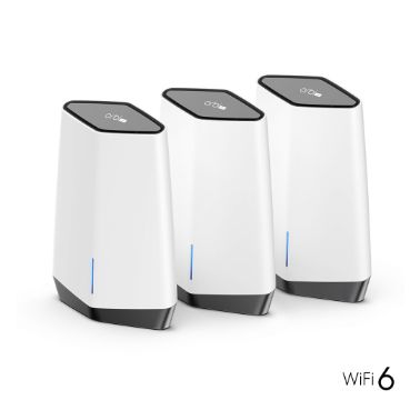 Netgear SXK80B3-100EUS WiFi 6 Tri-band Mesh System (SXK80B3) Tri-band Wi-Fi 6 (802.11ax) White 14 Internal