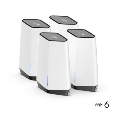 Netgear SXK80B4-100EUS WiFi 6 Tri-band Mesh System (SXK80B4) Tri-band Wi-Fi 6 (802.11ax) White 19 Internal