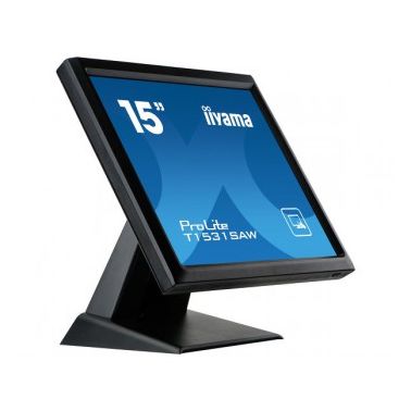 iiyama ProLite T1531SAW-B5 touch screen monitor 38.1 cm (15") 1024 x 768 pixels Black Single-touch