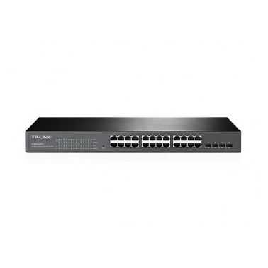 TP-LINK JetStream 24-Port Gigabit Smart Network Switch with 4 SFP Slots