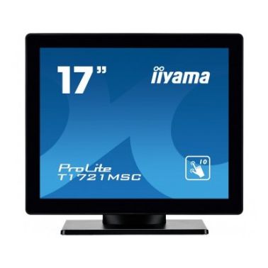 iiyama ProLite T1721MSC-B1 touch screen monitor 43.2 cm (17") 1280 x 1024 pixels Black Multi-touch Tabletop