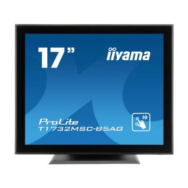 iiyama ProLite T1732MSC-B5AG touch screen monitor 43.2 cm (17") 1280 x 1024 pixels Black Multi-touch