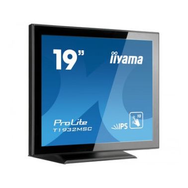 iiyama ProLite T1932MSC-B5AG touch screen monitor 48.3 cm (19") 1280 x 1024 pixels Black Multi-touch Tabletop