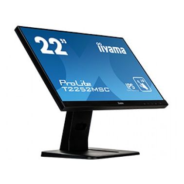 iiyama ProLite T2252MSC-B1 touch screen monitor 54.6 cm (21.5") 1920 x 1080 pixels Black Multi-touch