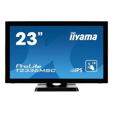 iiyama ProLite T2336MSC-B2 touch screen monitor 58.4 cm (23") 1920 x 1080 pixels Black Multi-touch