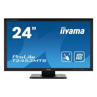 iiyama ProLite T2453MTS-B1 touch screen monitor 59.9 cm (23.6") 1920 x 1080 pixels Black Dual-touch Tabletop