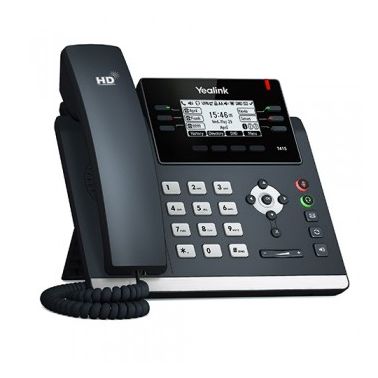 Yealink SIP-T41S IP phone Black Wired handset LCD 6 lines