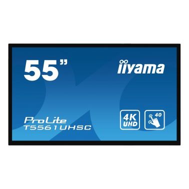 iiyama T5561UHSC-B1 signage display 139.7 cm (55") LED Full HD Touchscreen Interactive flat panel Black