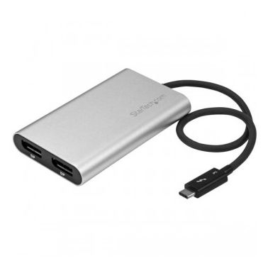 StarTech.com Thunderbolt 3 to Dual DisplayPort Adapter - 4K 60 Hz - Windows Only Compatible