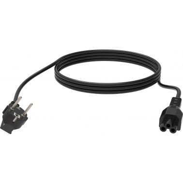 Vision TC 3MEUCVLF/BL power cable Black 3 m CEE7/7 IEC C5