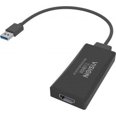 Vision TC-USBHDMI USB graphics adapter 1920 x 1080 pixels Black