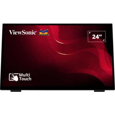 Viewsonic TD2465 Signage Display Interactive flat panel 61 cm (24") LED 250 cd/m² Full HD Black Touchscreen