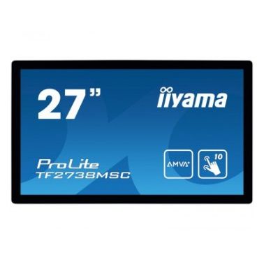 iiyama ProLite TF2738MSC-B1 touch screen monitor 68.6 cm (27") 1920 x 1080 pixels Black Multi-touch
