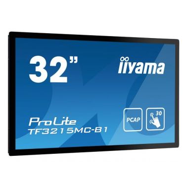 iiyama ProLite TF3215MC-B1 touch screen monitor 81.3 cm (32") 1920 x 1080 pixels Black Single-touch Kiosk